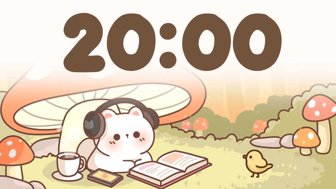 20 Minute Timer 🐱 Autumn lofi timer for study