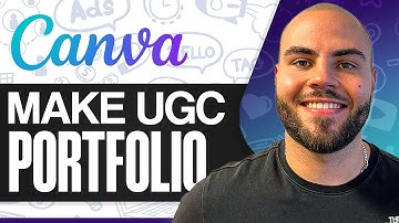 How To Make UGC Portfolio On Canva (Step-by-Step)