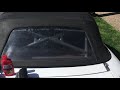 Restore or Clean Miata Convertible plastic window
