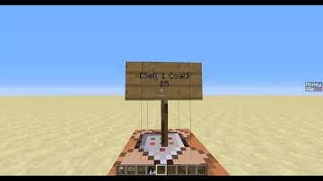 [1.11] Vanilla Minecraft Command Block Server Tutorial - Economy - Sell Signs