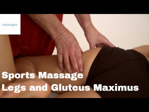 Sportmassage Anleitung - Po und Beine