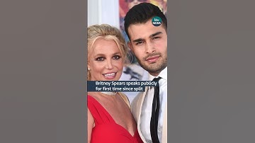 Britney Spears speaks publicly for first time since split #itvnews #britney #britneyspears