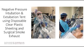 COVID-19 Negative Pressure Intubation & Extubation Tent