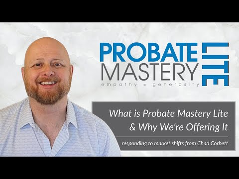 NEW OFFER: Probate Mastery LITE