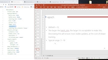 Explanation of the Unity ML Agent configuration file