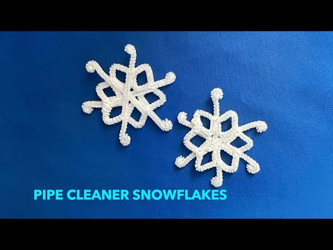 Pipe Cleaner Snowflakes