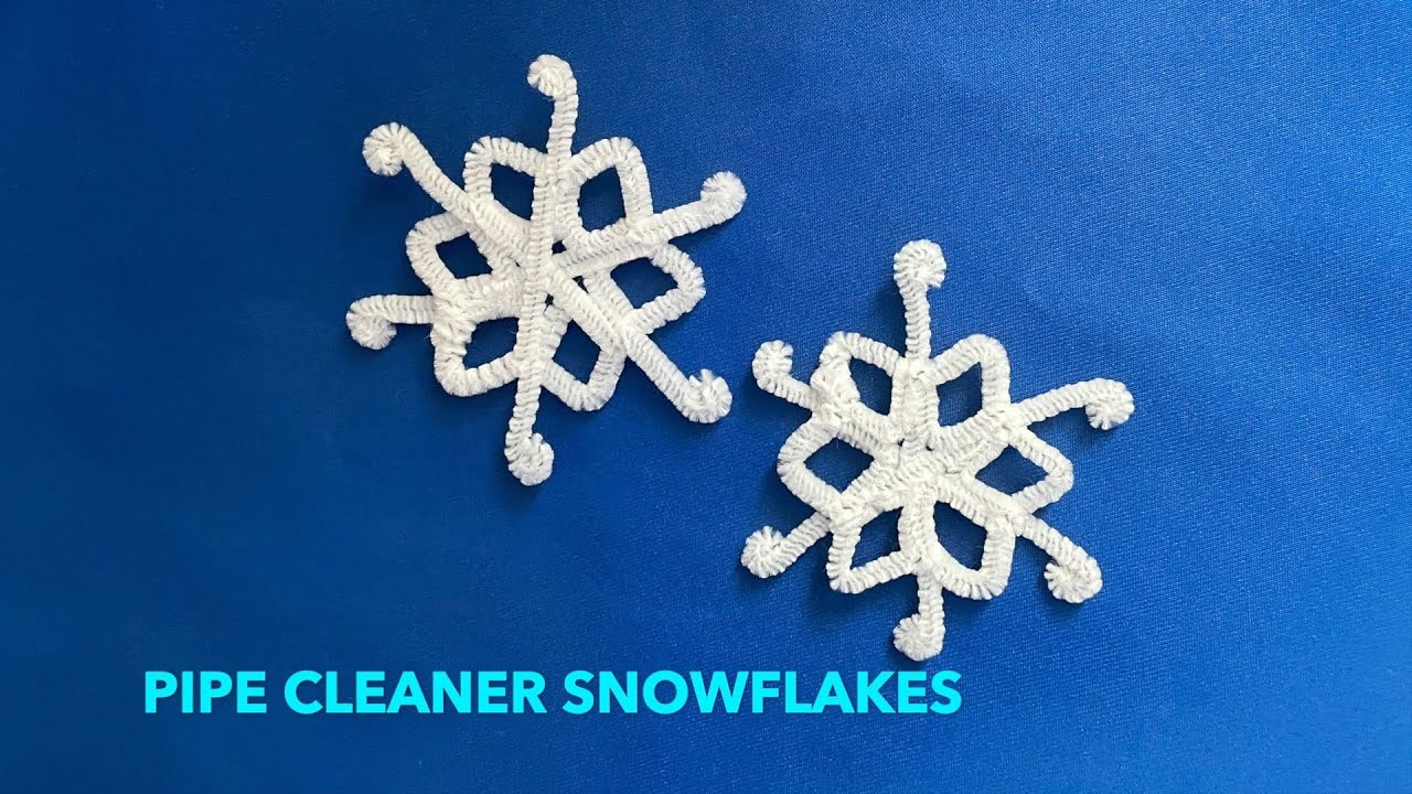 Pipe Cleaner Snowflake, Kids' Crafts, Fun Craft Ideas