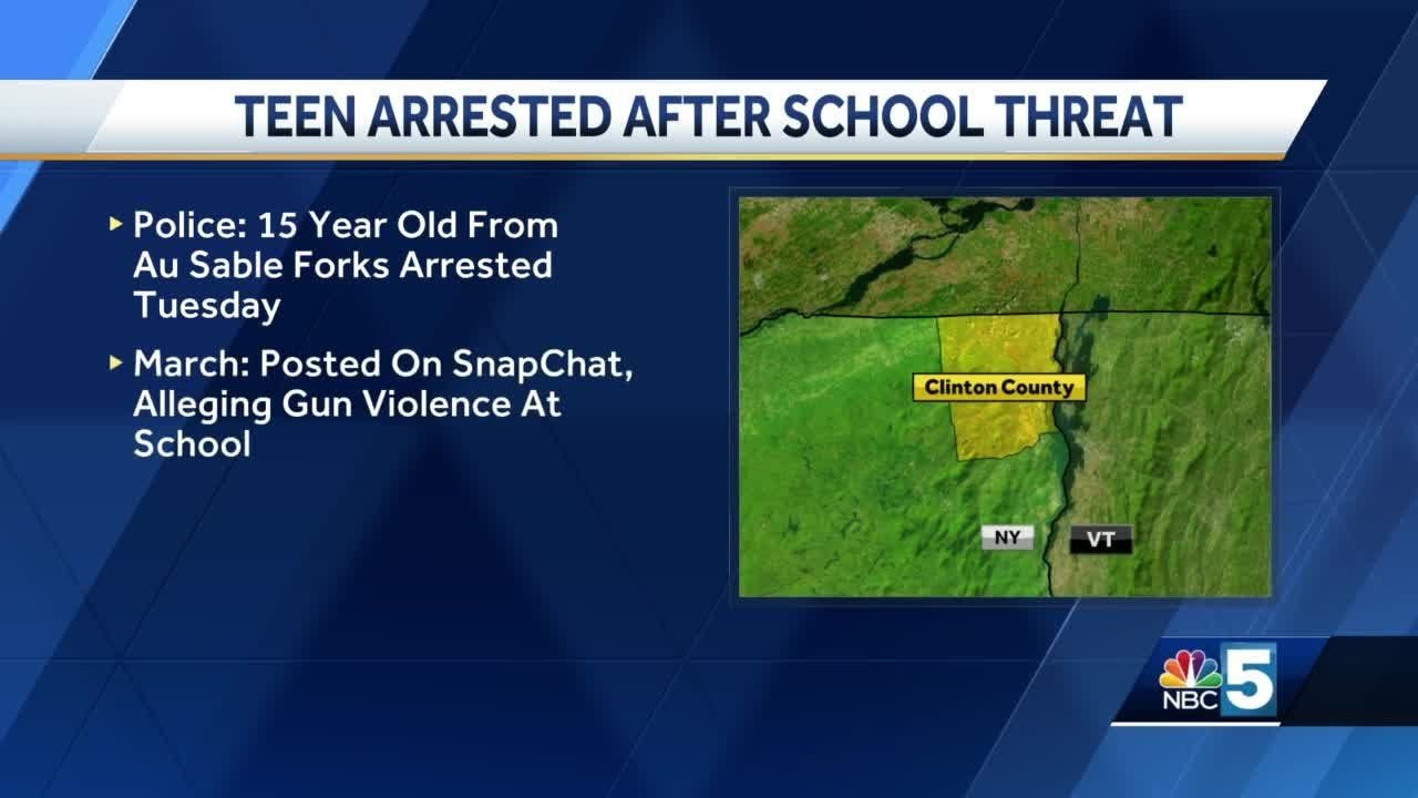 NY teen arrested after school threat - YouTube