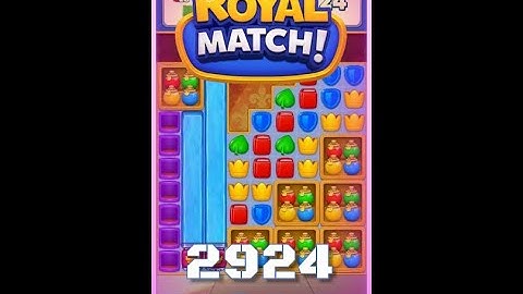 Royal Match Level 2924 - No Boosters Gameplay