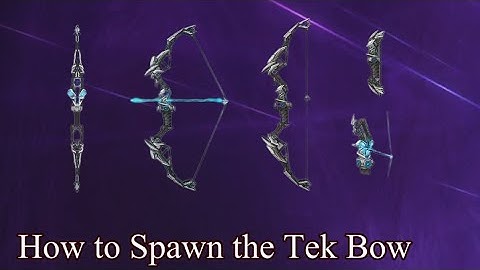 How to SPAWN the Tek Bow in Genesis Part 2!