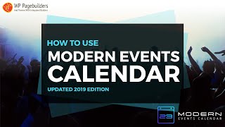 how to setup modern events calendar plugin (2019 edition)