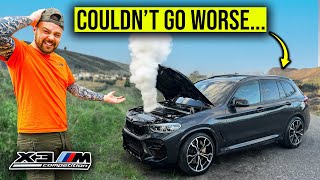 DRIVING MY WRECKED BMW X3M FOR THE FIRST TIME THEN IT BROKE