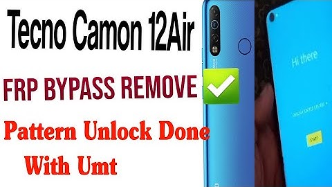 Tecno Camon 12 air(KC3) Frp Bypass Google Account Android 10 New Solution Umt one click 2021