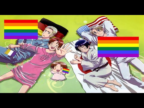 EVERYTIME A HOMOSEXUAL SHOWS UP THE EP ENDS -- Hetalia Axis Powers