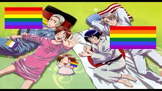 EVERYTIME A HOMOSEXUAL SHOWS UP THE EP ENDS -- Hetalia Axis Powers