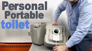 Take Your Own Toilet Anywhere You Go In Your Van, Boat, Rv Or Car