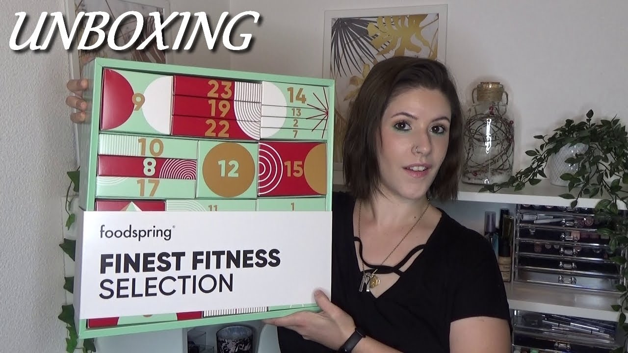 FOODSPRING UNBOXING CALENDRIER DE L'AVENT 2021 - YouTube