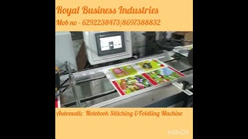 Automatic Notebook Stitching MACHINE