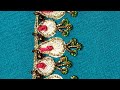 Zardozi work sikhe ghar par hi bahut asani se khaas beginners ke liye #embroidery #sewing