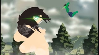 Hulk vs Eren Yeager Part-1 Stick Fight!!! || Drawing Cartoons 2. screenshot 5