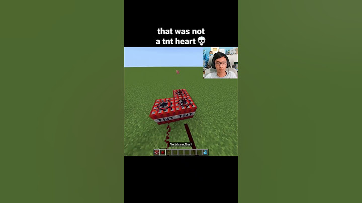 Minecraft TNT Heart Moment
