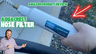 Pure Water Anywhere AQUA CREST RV Hose Filter for Gardens  Campers! - Review