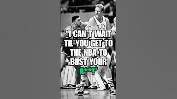 Kenny Walker tells 2 Larry Bird TRASH TALK STORIES! 😂😂😂 #shorts #nba