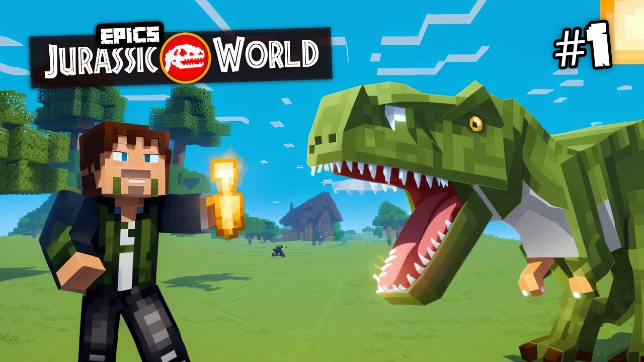 Epic S Jurassic World Minecraft Dinosaurs Custom Modded Survival Minecraft Roleplay Ep 1 Youtube - jurassic park rp roblox