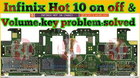 Infinix Hot 10 on off key & volume key not working solution|#youtubeviralvideo