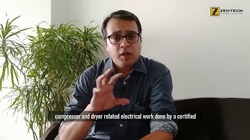 How to install Air Compressors & Dryers properly | Mr. Vivek Bhatnagar | Zentech Systems & Solutions