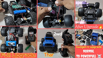 rc car upgrade simple to powerful 🔥 | toy grade rc car upgrade | upgrade a budget rc car