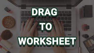 Drag to worksheet shortcut key for MS Excel screenshot 5