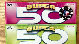 2X $10 Super 50X! Hoosier Lottery Scratch Offs