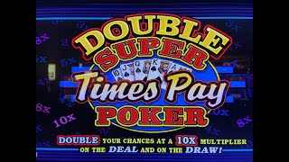 Video Poker: Double Super Times Pay Poker Session