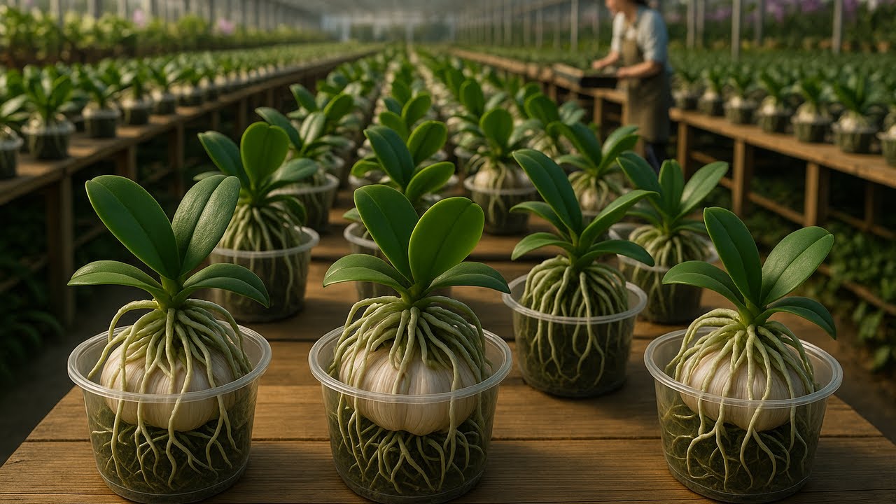 Just garlic – I have successfully propagated hundreds of orchid pots!