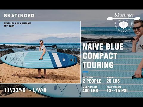 Amazon skatinger Inflatable Stand Up Paddle Board, 11'x33''x6'' W SUP with all Accessory