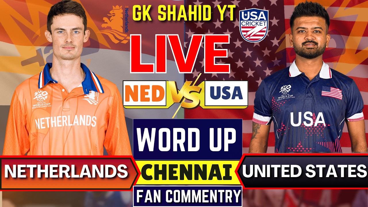 Netherlands vs United States 21st T20 Match Live Scores || NED vs USA Today Match Live Commentary
