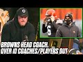 Pat McAfee Reacts To The Browns Coaching Staff COVID Outbreak BEFORE Playoff Game