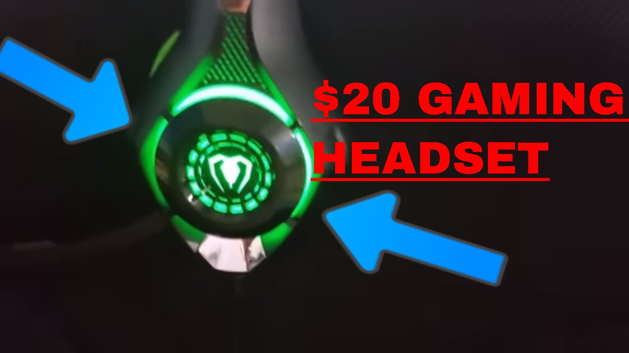 20 DOLLAR GAMING HEADSET! (gm1 gaming headset) YouTube