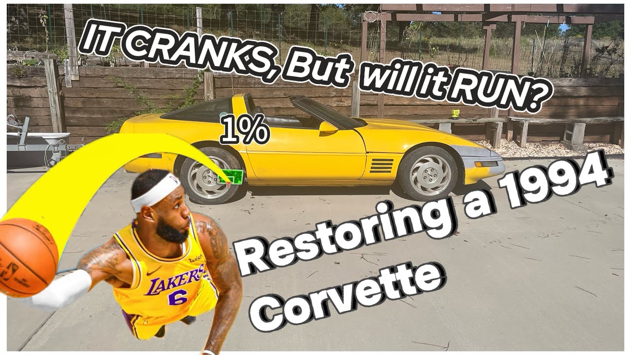 IT FINALLY CRANKS, BUT CAN IT RUN? C4 Corvette work video #3.