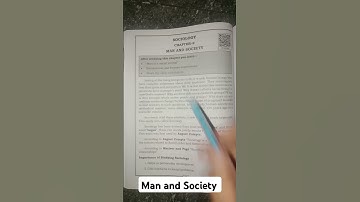 Man and Society l Sociology l class 8 l social science