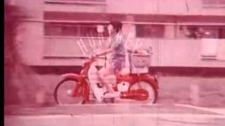 Honda products and motorbikes, 1960's.  Archive film 92030