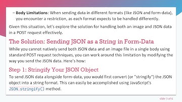 Can You Send JSON Data and Image in a Single POST Request?