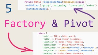 Building RSVP with Laravel, Inertia, React - P5 Migrations, Models, Factory and Pivot table
