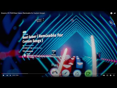 Vídeo: Beat Saber Rehecho De Alguien En La Actualización De Dreams PSVR