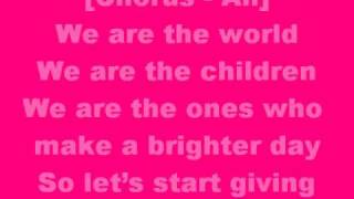 We are the World Haiti Lyrics