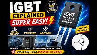 IGBT Explained SUPER EASY! ⚡ | Working Principle & Applications