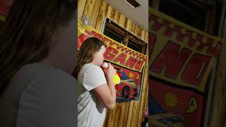 Joey Logano wins 2018 cup. Kids react.