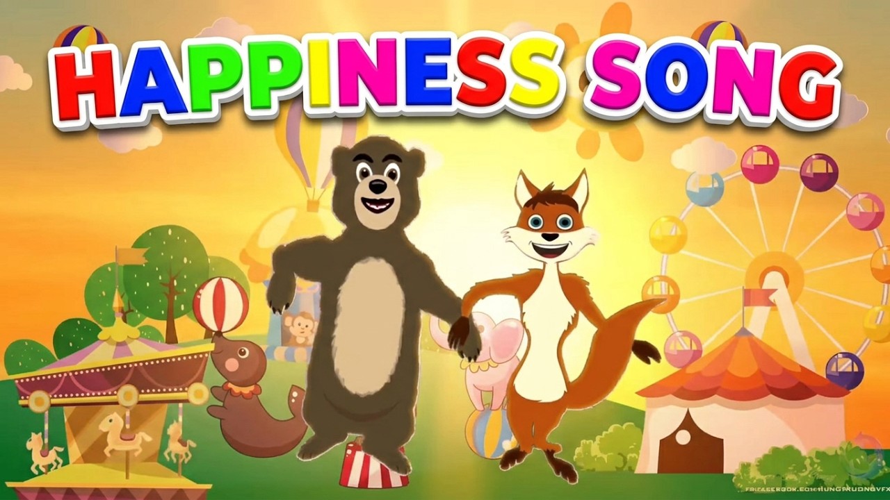 HAPPINESS HAPPINESS SONG || | NURSERY RHYMES || NURSERY POEM || HAPPY ...