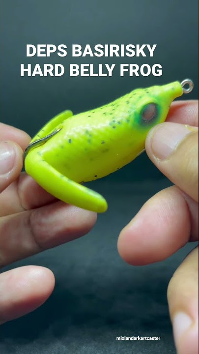 lure : DEPS BASIRISKY HARD BELLY FROG #shorts